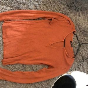 Long sleeve mauve color